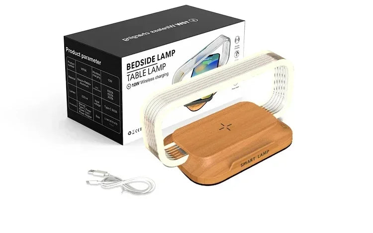 LED  Night Light Wireless Charger Stand for iphone and android