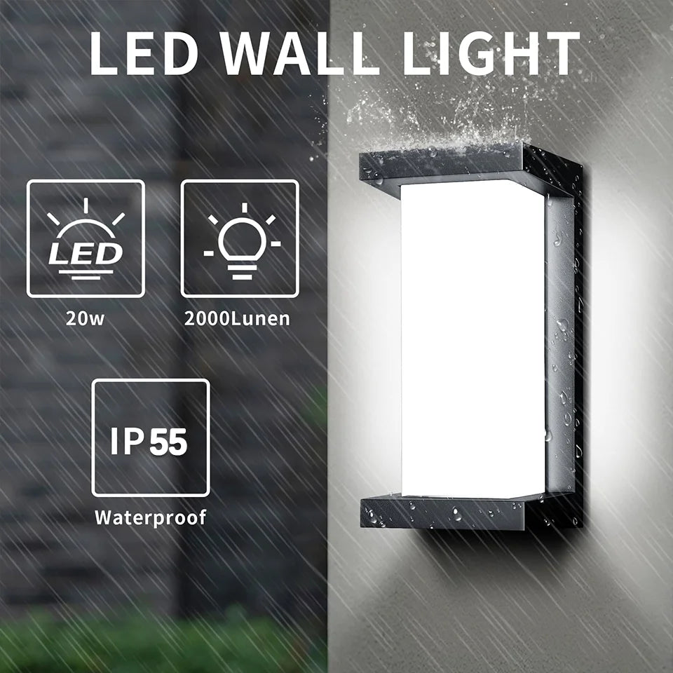 Motion detector Wall Lamp Waterproof/detecteur de mouvements