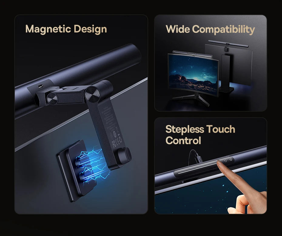 Magnetic Computer Screen Light Desk Lamp