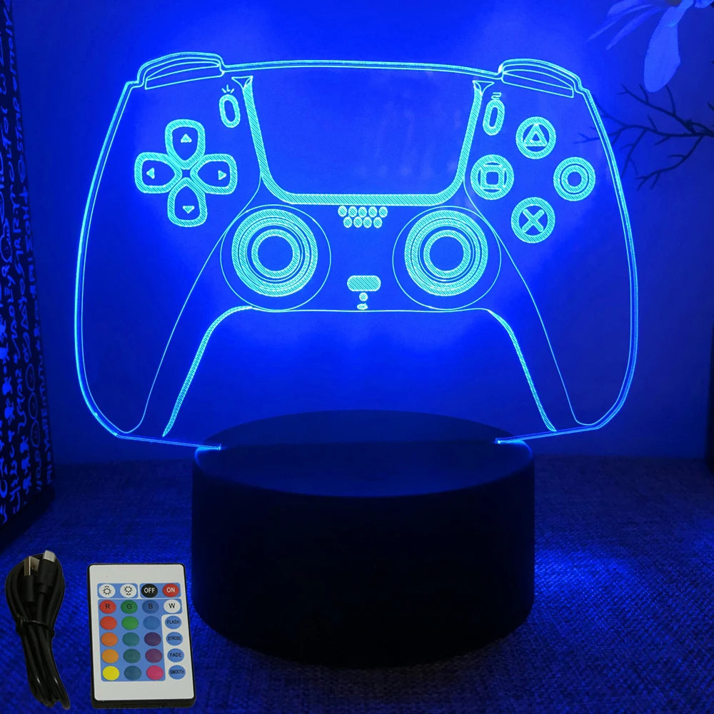 NEON GAMER 3D LED Night