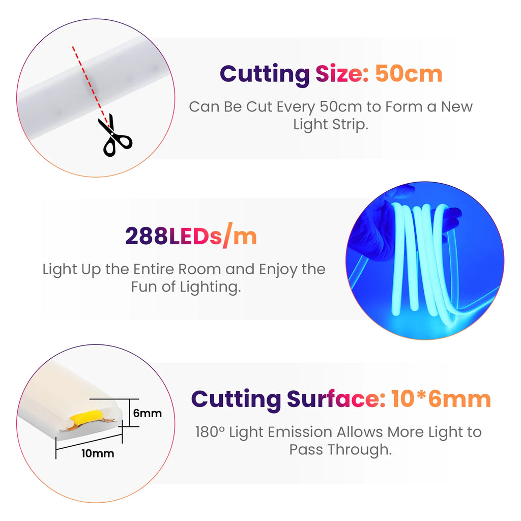 Neon Strip LED 1M-25M