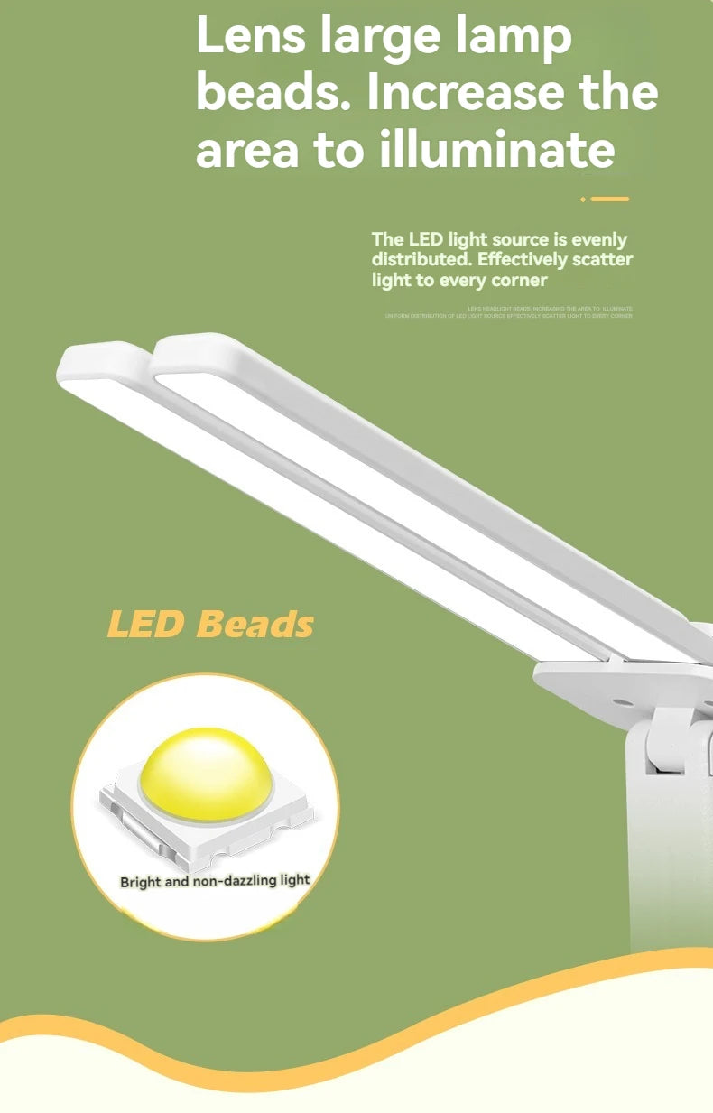 Dual Head LED Desk Lamp