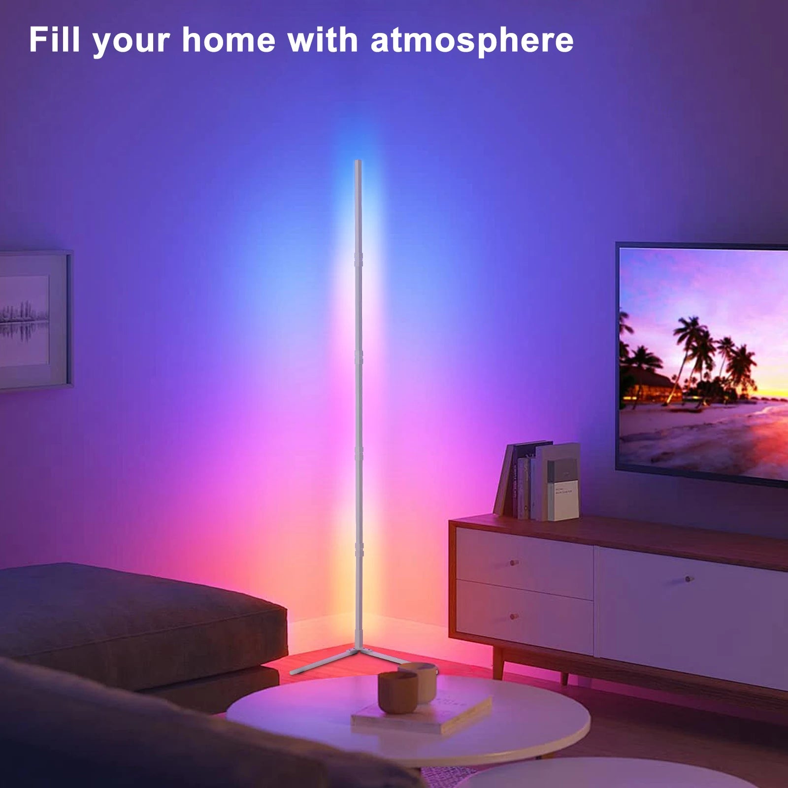 Tuya RGB Floor Lamp Smart APP Remote Control