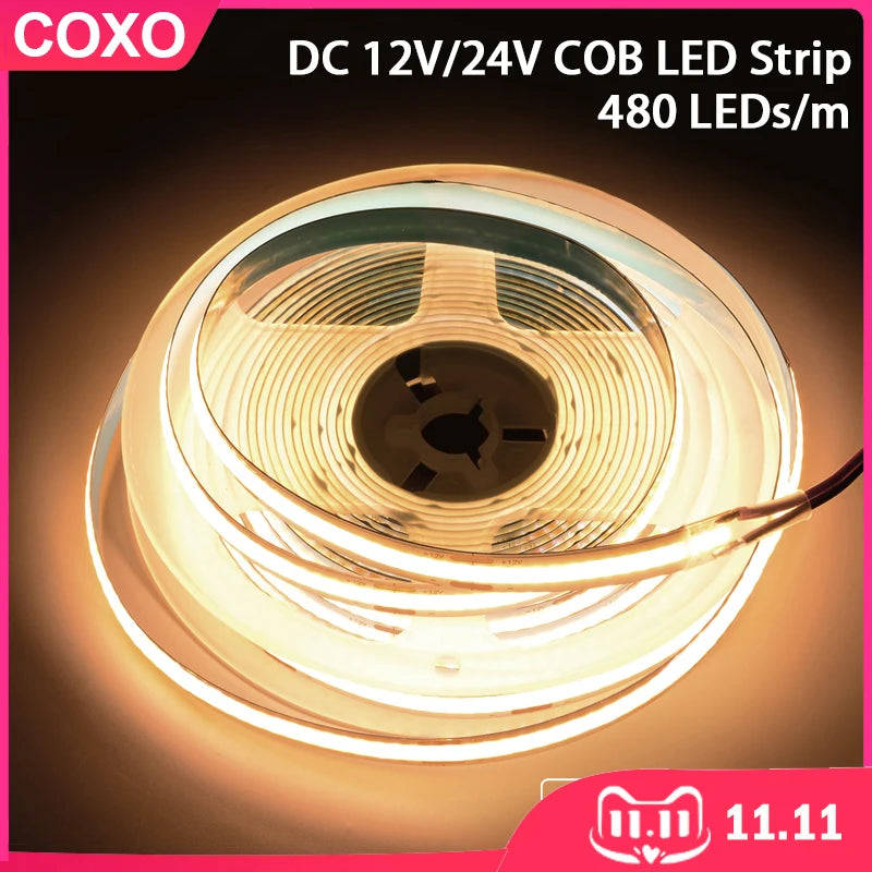 UL Listed COB LED Strip Light