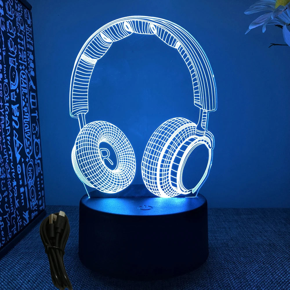 NEON GAMER 3D LED Night