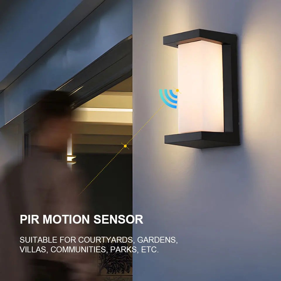 Motion detector Wall Lamp Waterproof/detecteur de mouvements