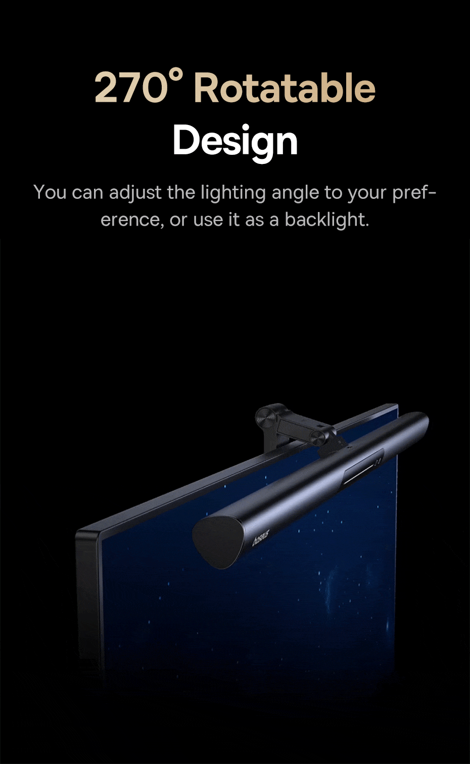 Magnetic Computer Screen Light Desk Lamp