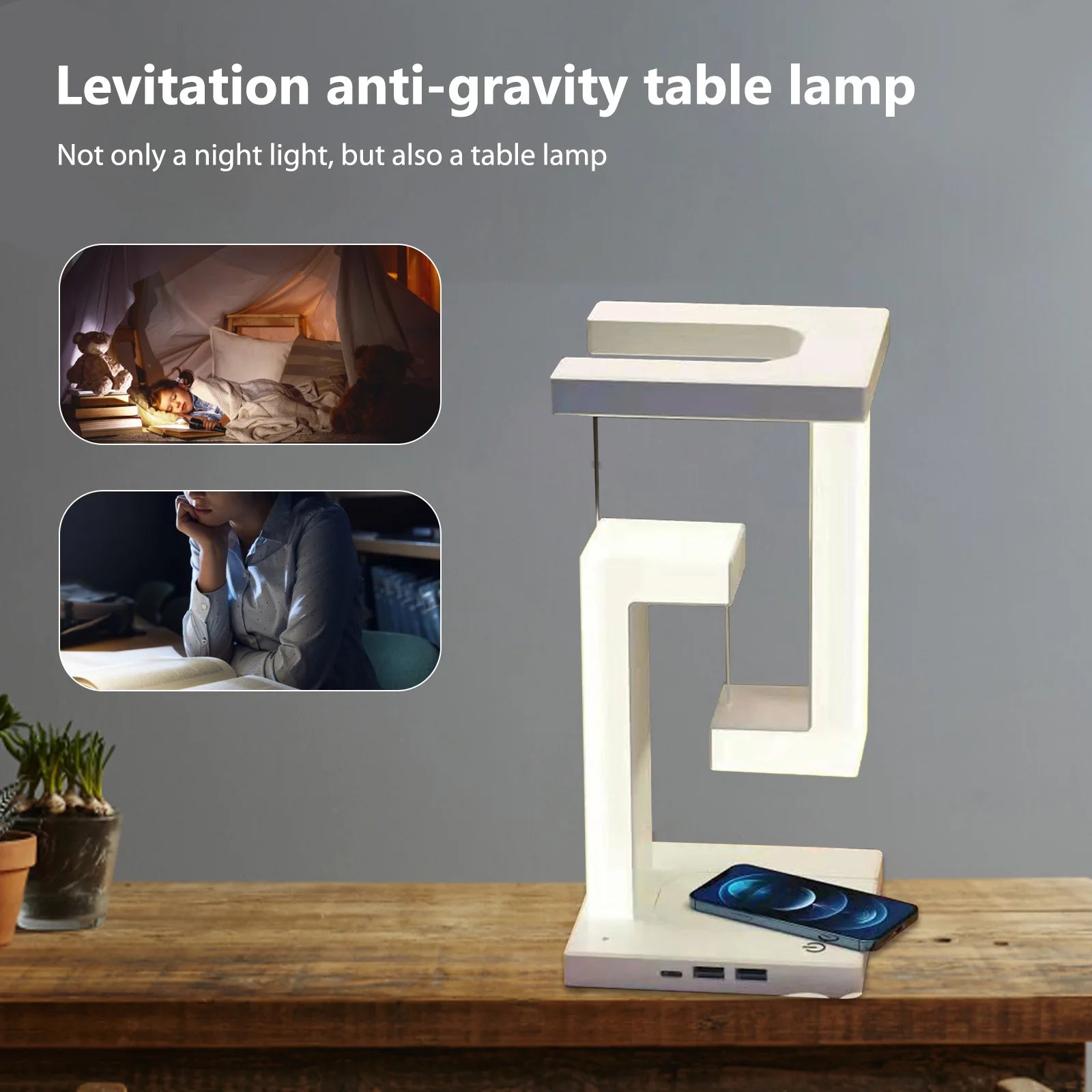 LED Suspending Anti-gravity Night Light