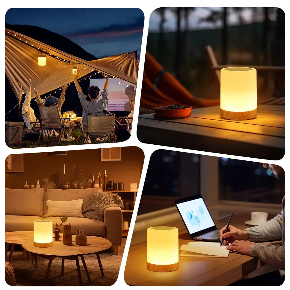 Portable Bedside Table Lamp Room