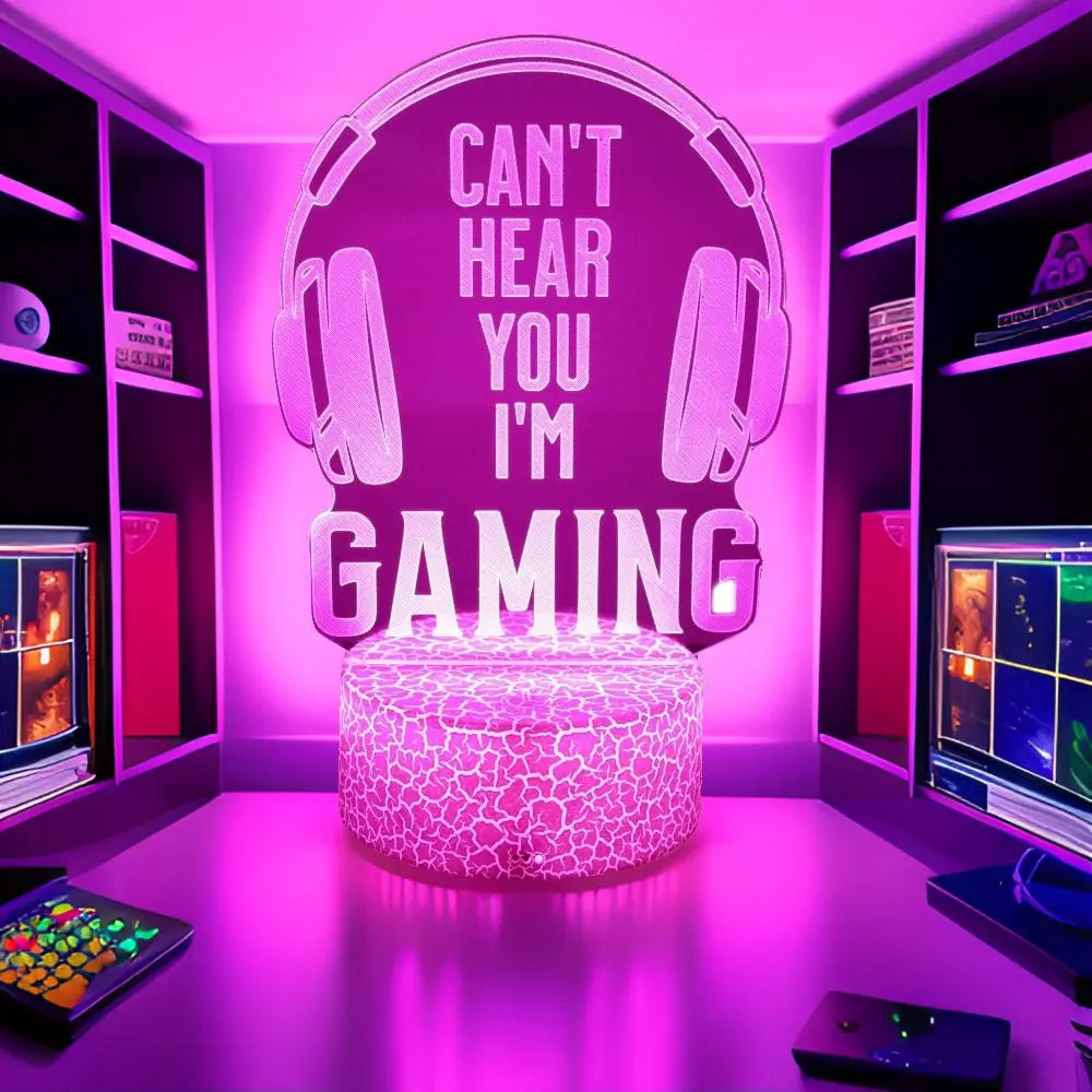 NEON GAMER 3D LED Night