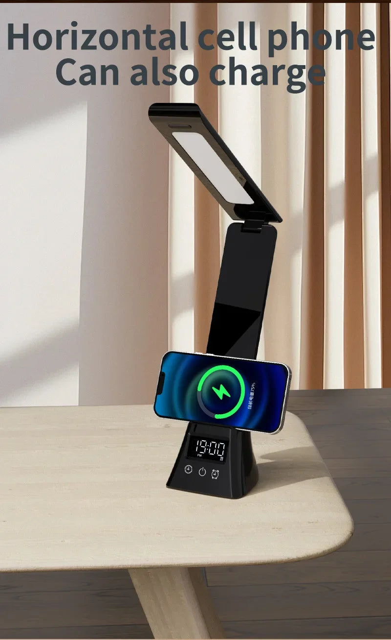 LED Desk Lamp with Wireless Charger USB