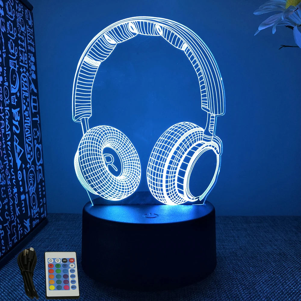NEON GAMER 3D LED Night