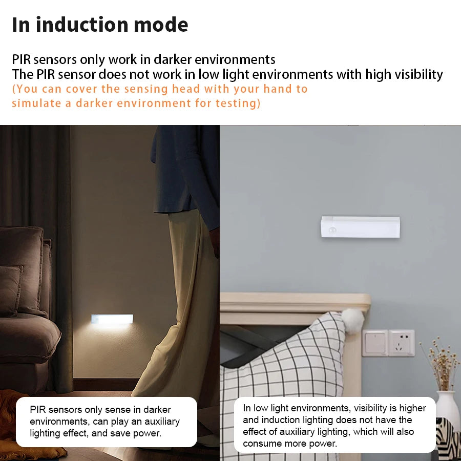 Wireless LED Night Light Motion Sensor/detecteur de mouvement