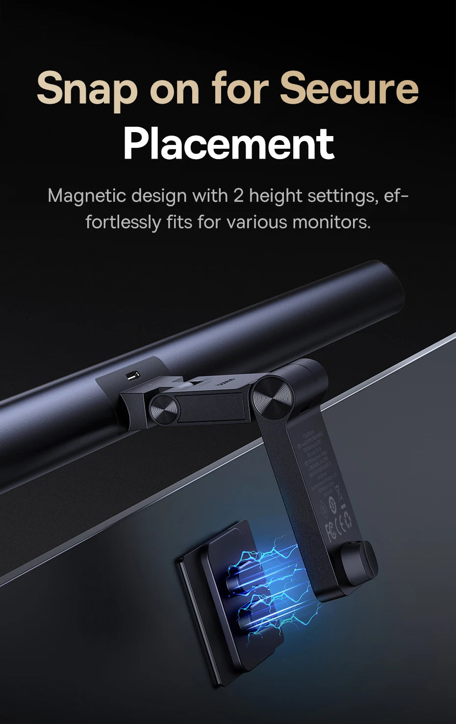 Magnetic Computer Screen Light Desk Lamp