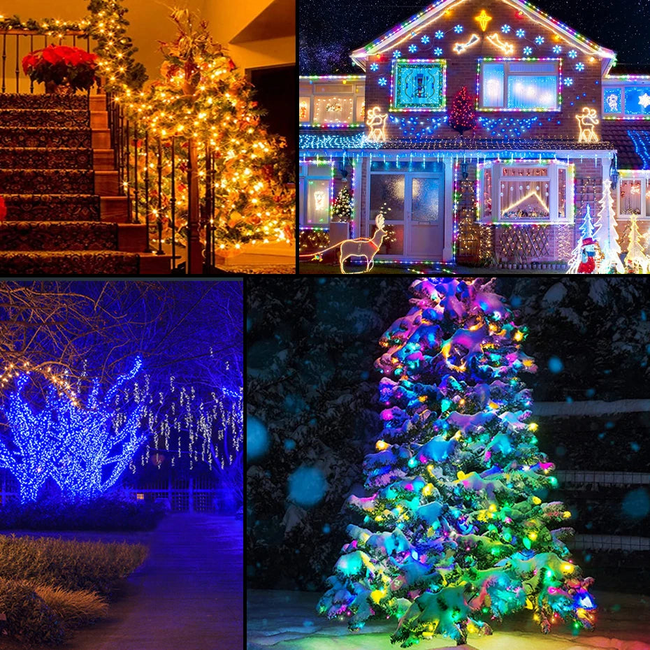 50M 20M 10M 5M 1M Christmas Lights LED