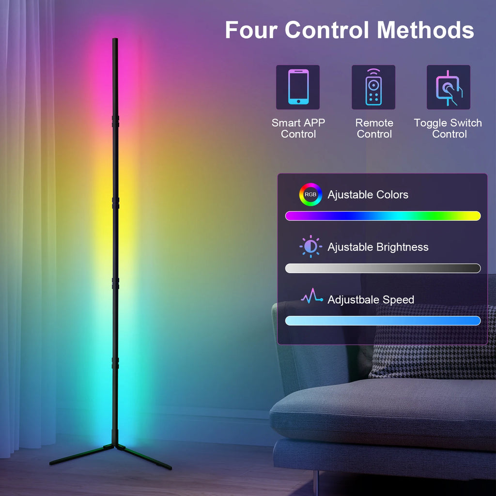 Tuya RGB Floor Lamp Smart APP Remote Control