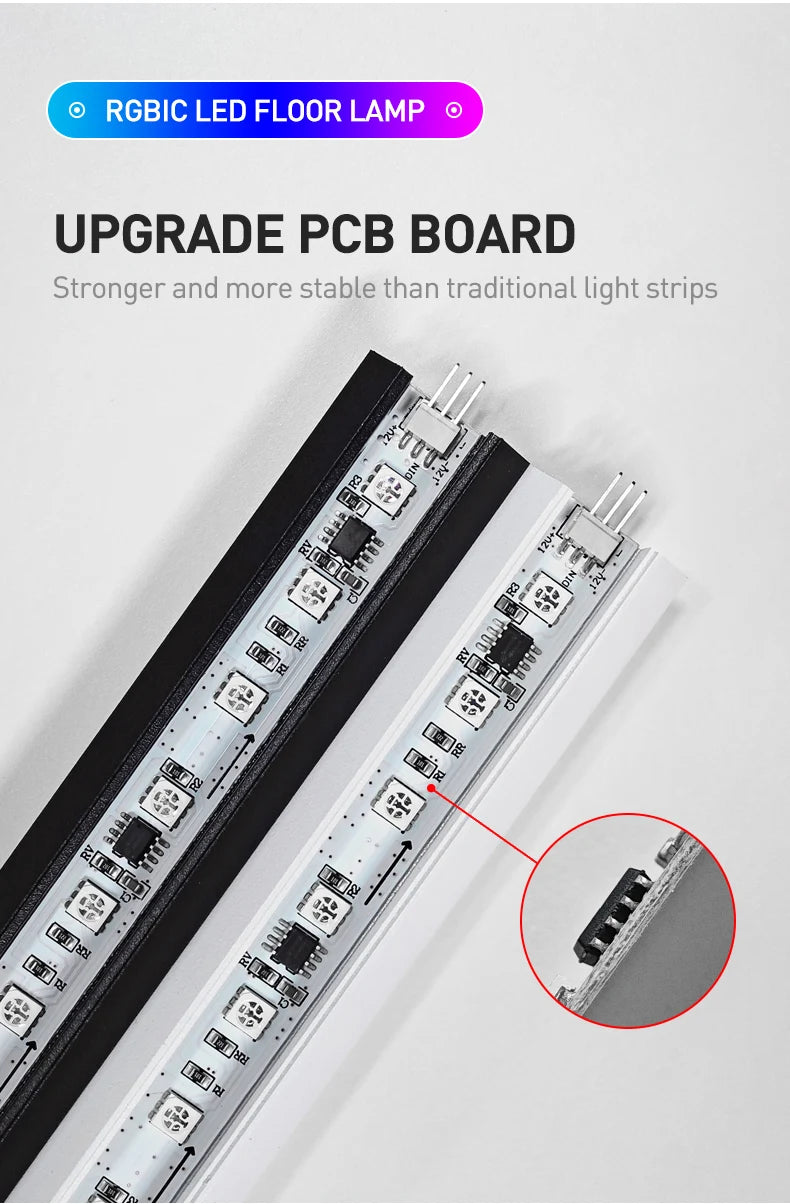 Tuya RGB Floor Lamp Smart APP Remote Control