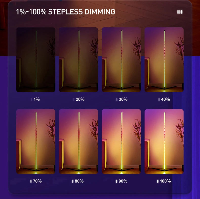 Tuya RGB Floor Lamp Smart APP Remote Control