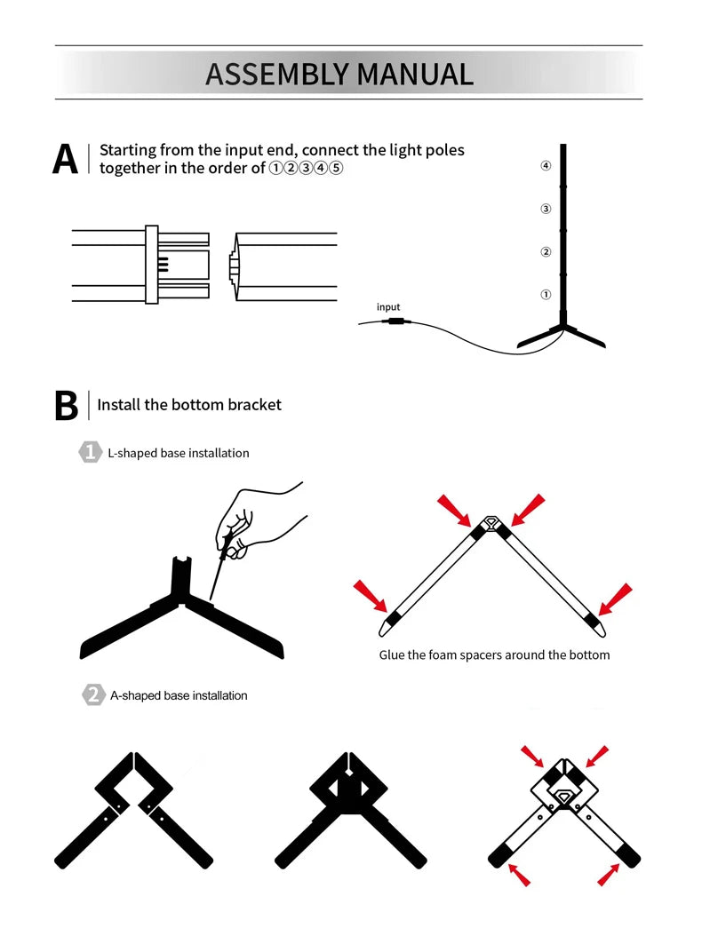 Tuya RGB Floor Lamp Smart APP Remote Control