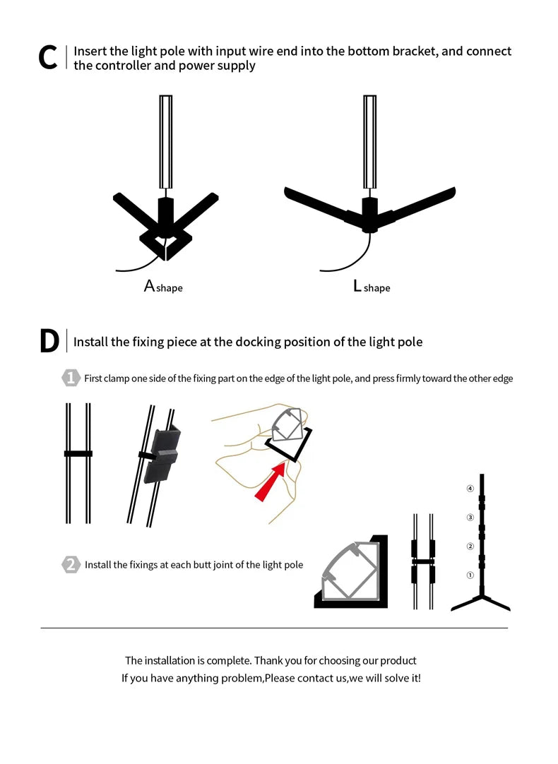 Tuya RGB Floor Lamp Smart APP Remote Control