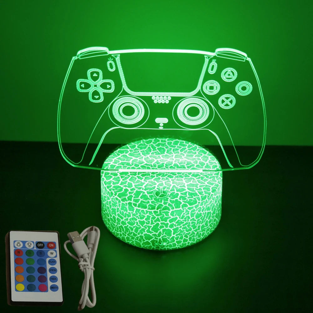 NEON GAMER 3D LED Night