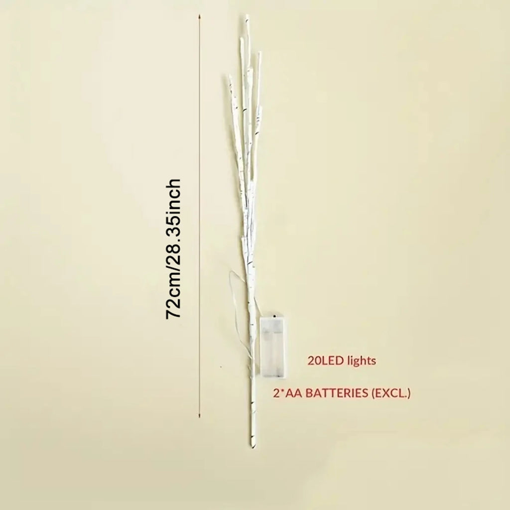 1 PC White Birch Branch Light LED