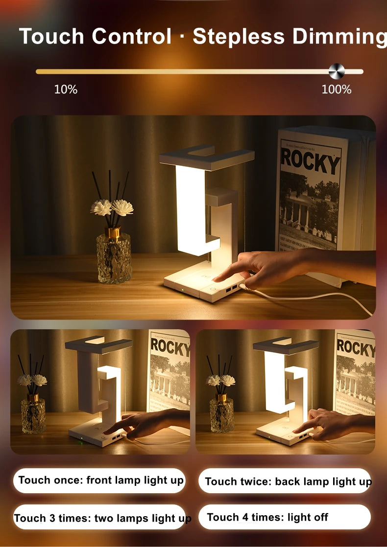 LED Suspending Anti-gravity Night Light