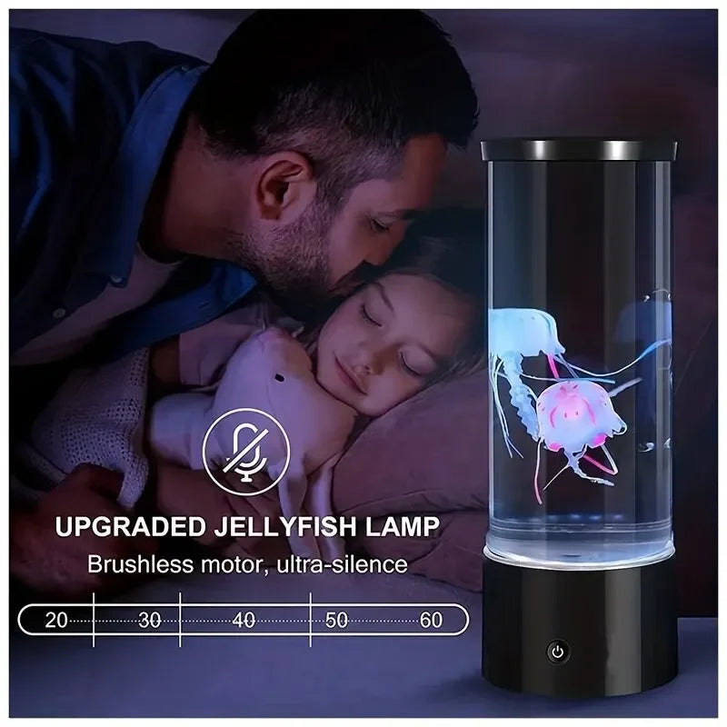 Jellyfish Lamp LED Remote Control Color