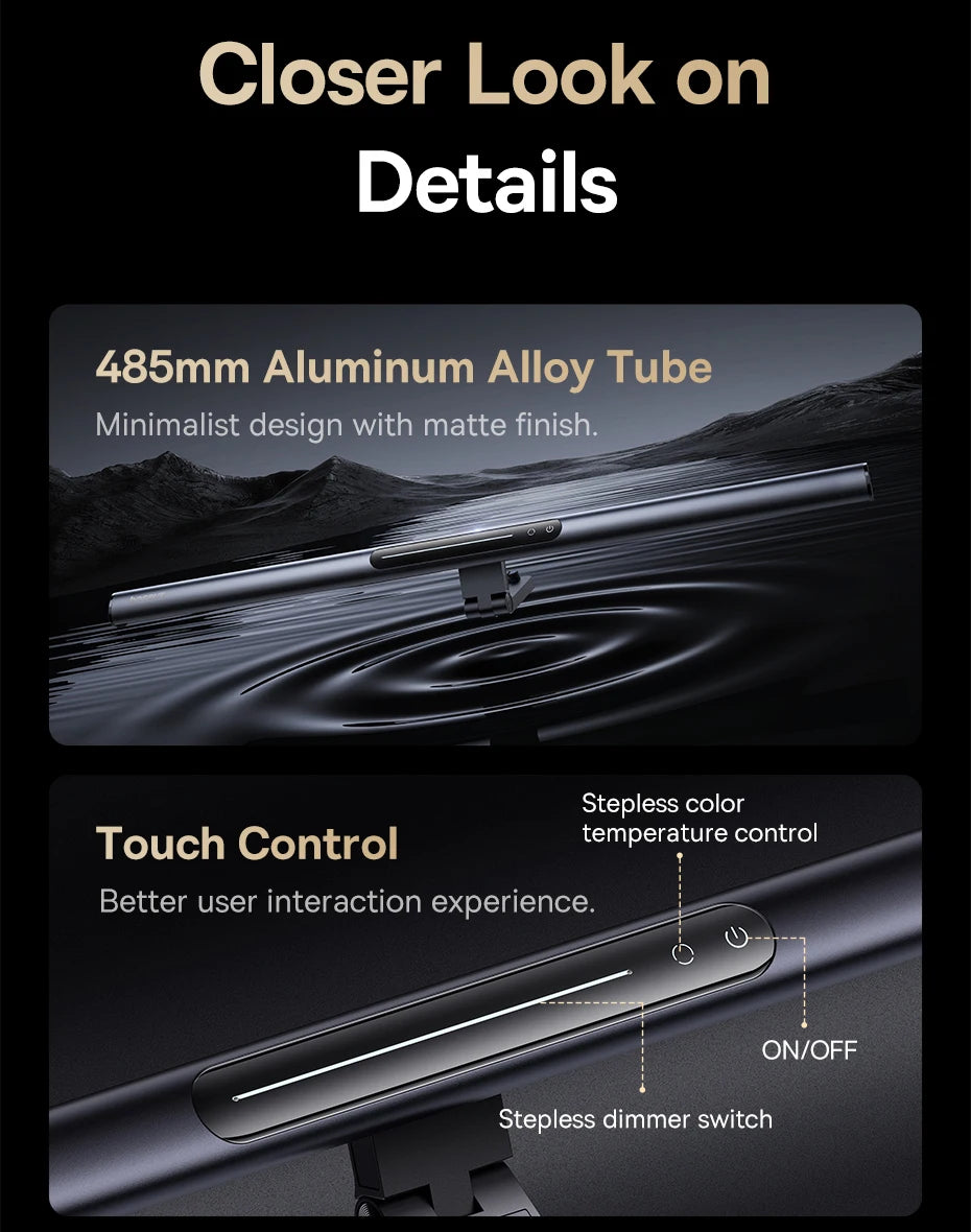 Magnetic Computer Screen Light Desk Lamp