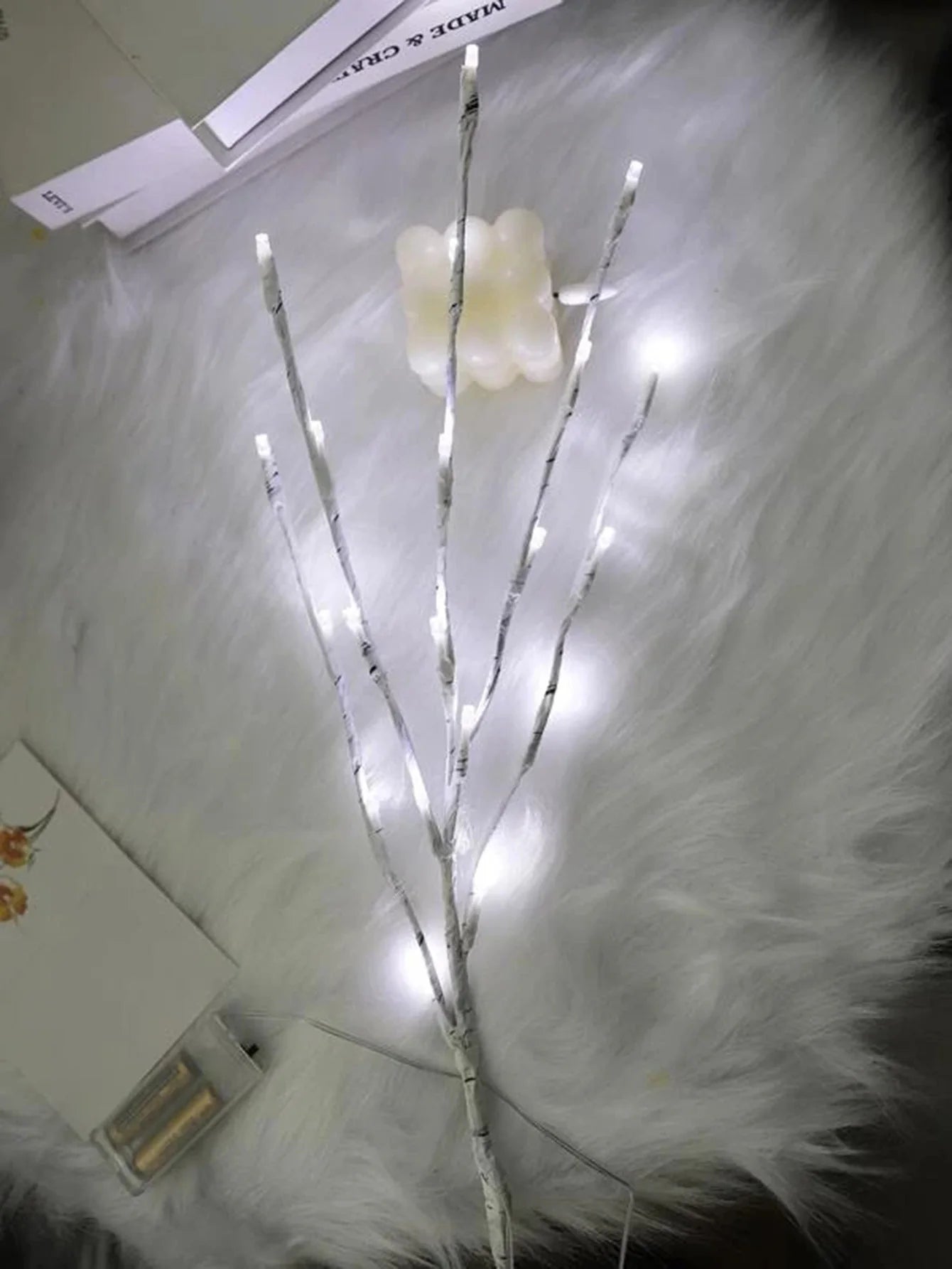 1 PC White Birch Branch Light LED