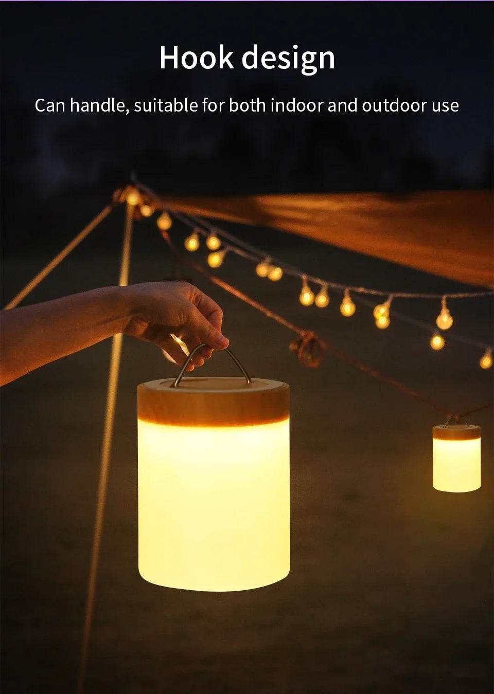 Portable Bedside Table Lamp Room