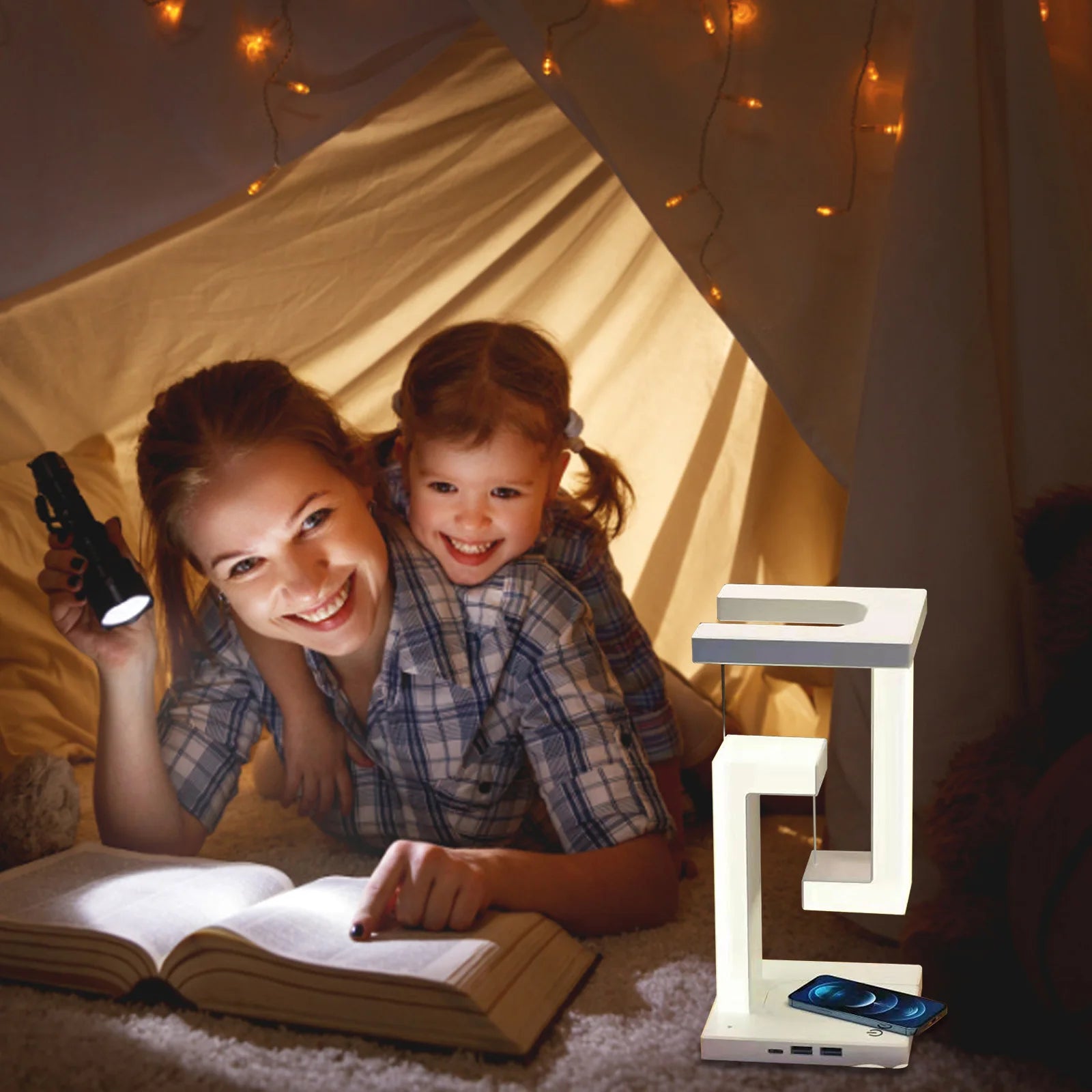 LED Suspending Anti-gravity Night Light