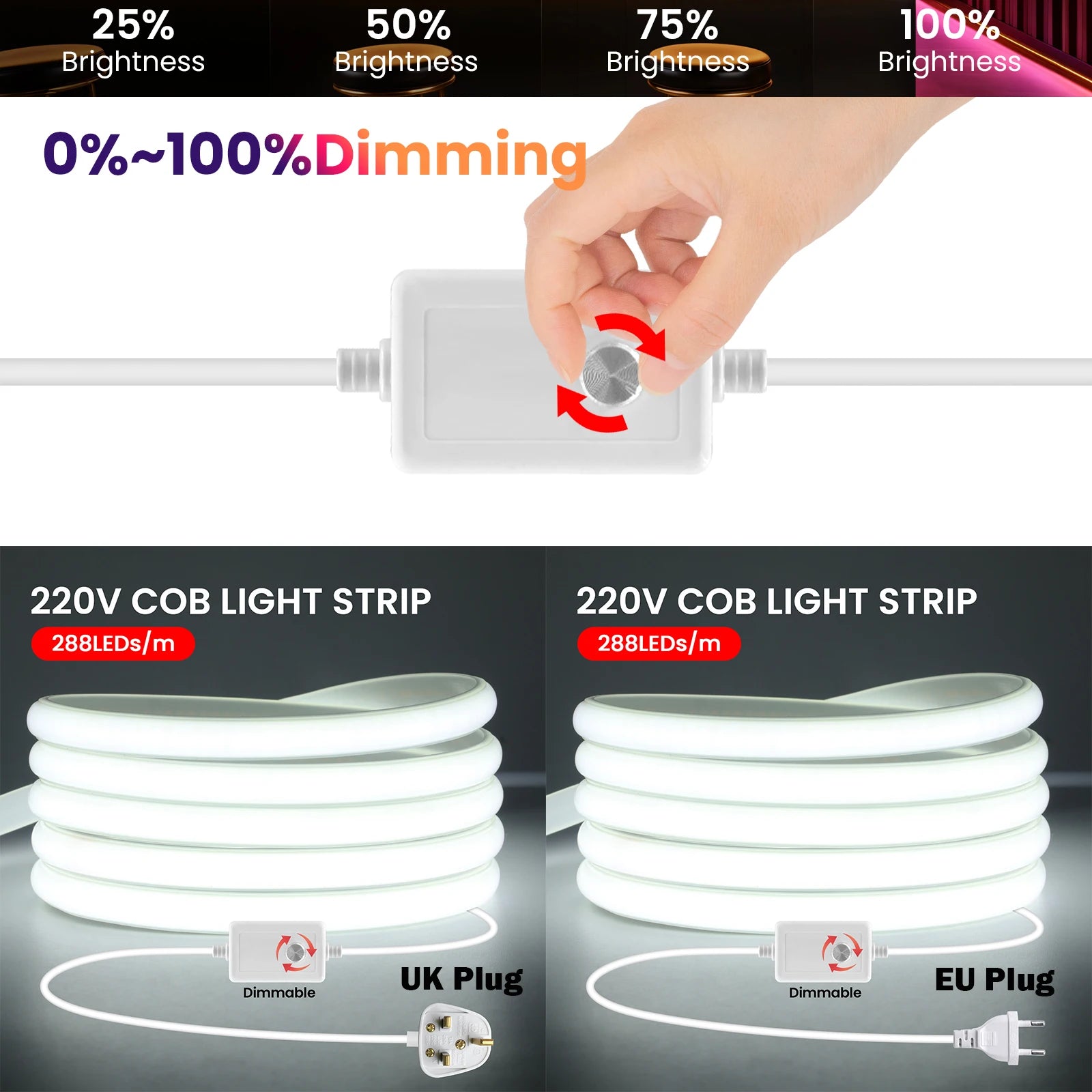 Neon Strip LED 1M-25M