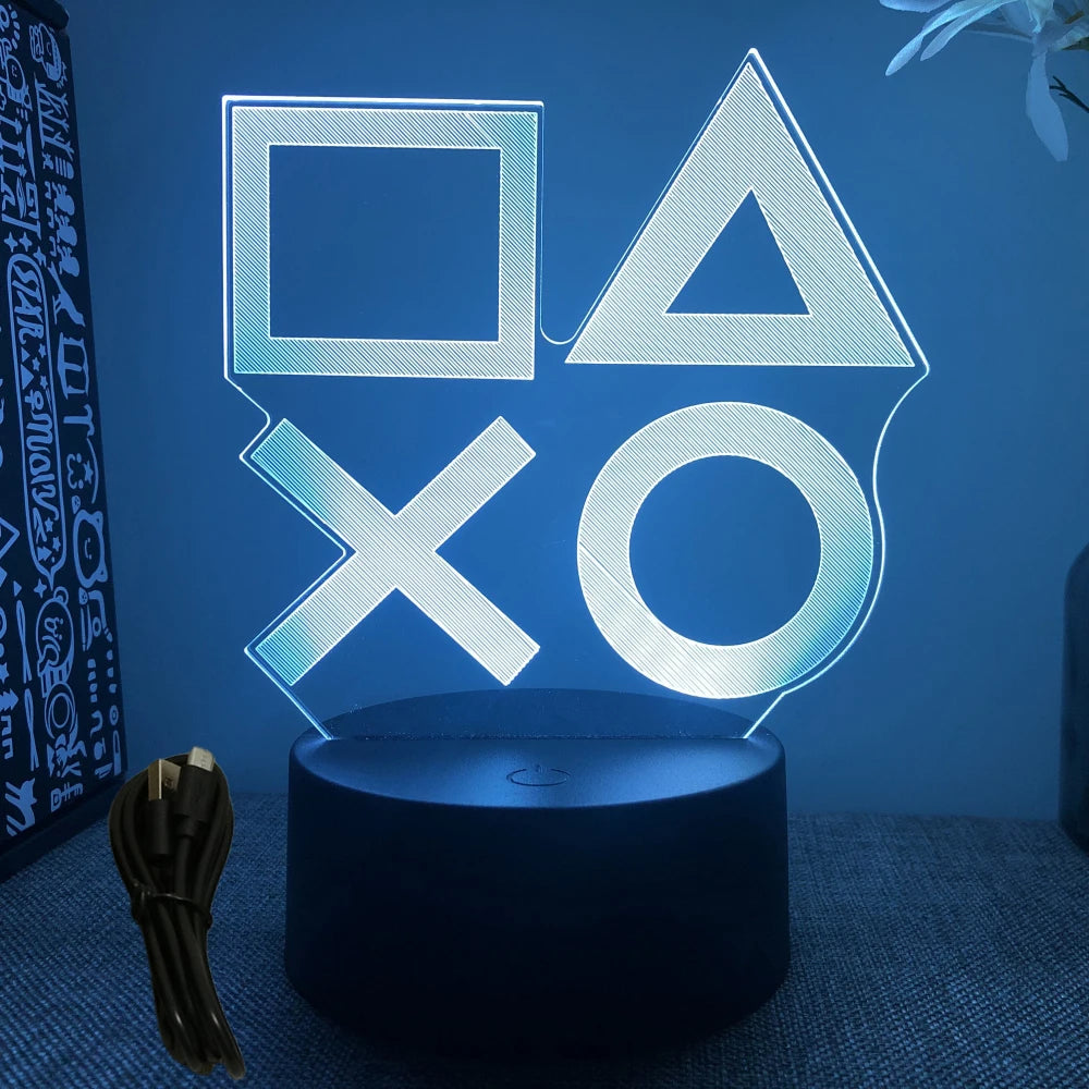 NEON GAMER 3D LED Night