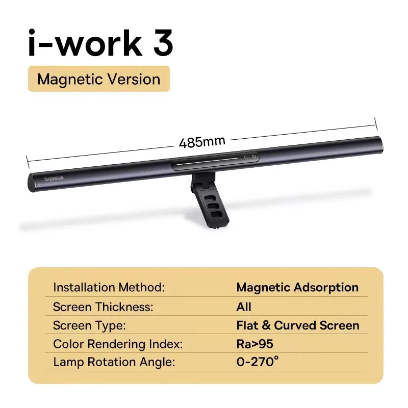 Magnetic Computer Screen Light Desk Lamp