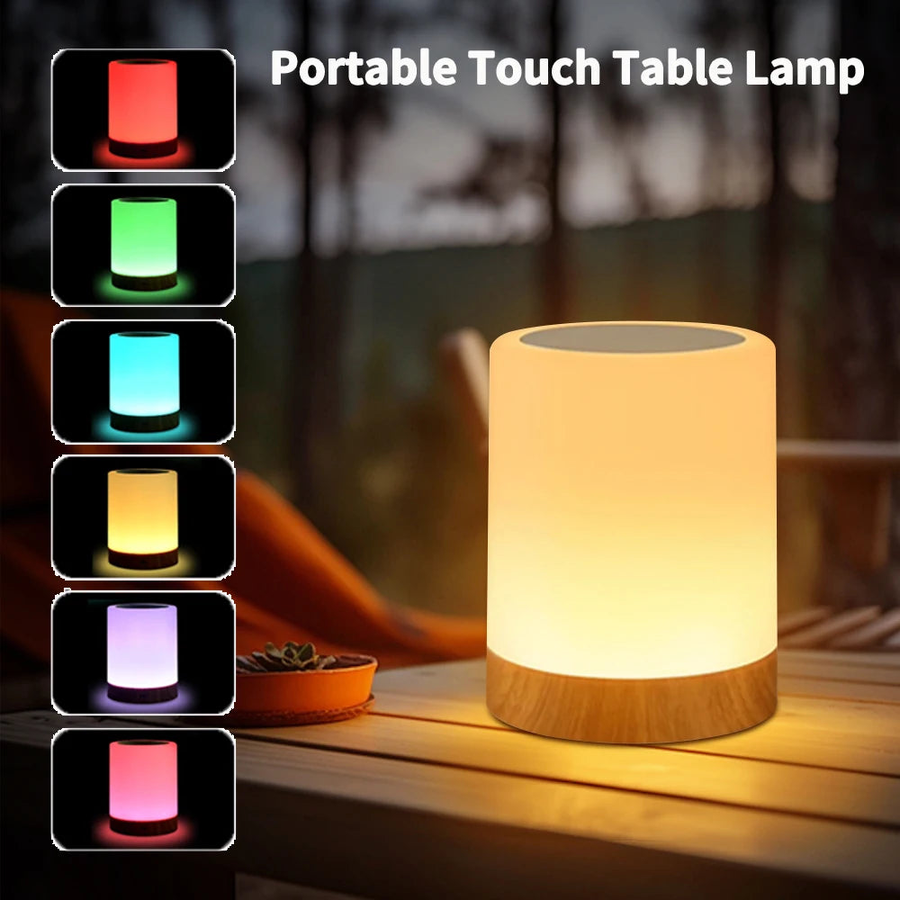 Portable Bedside Table Lamp Room