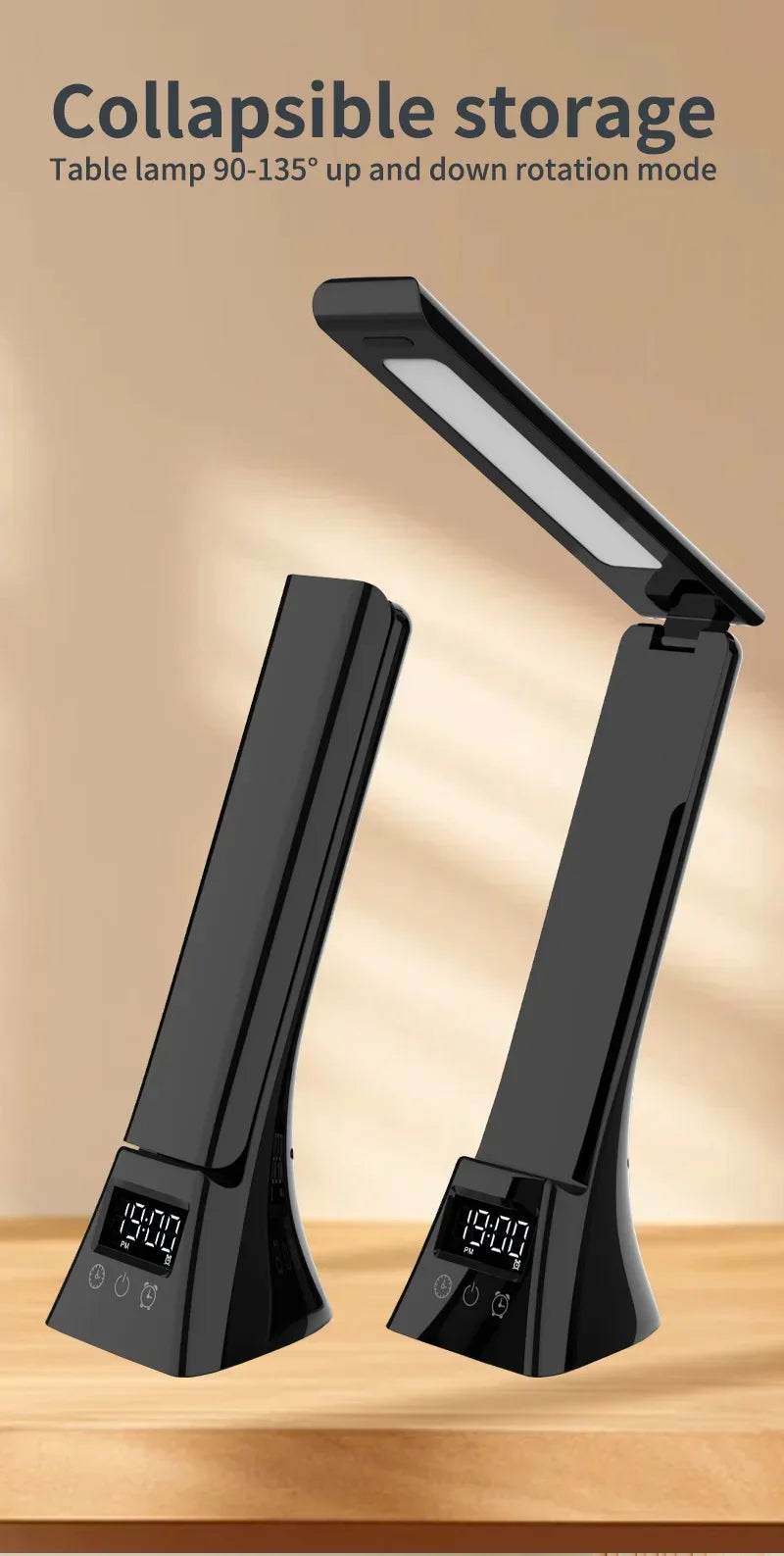 LED Desk Lamp with Wireless Charger USB