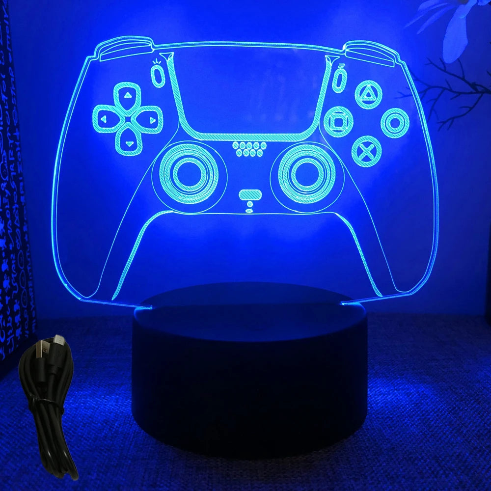 NEON GAMER 3D LED Night