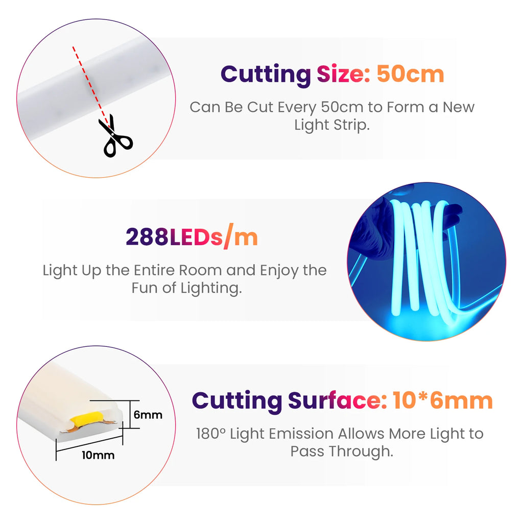 Neon Strip LED 1M-25M