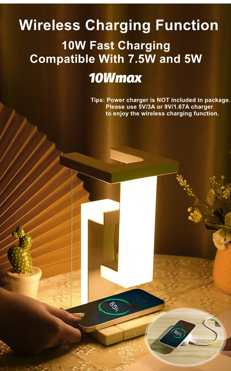 LED Suspending Anti-gravity Night Light