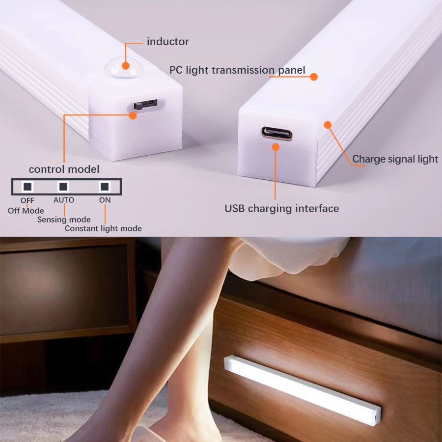 Wireless LED Night Light Motion Sensor/detecteur de mouvement
