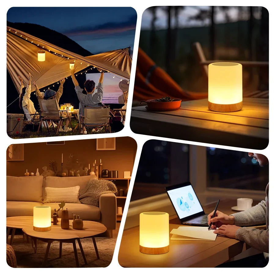 Portable Bedside Table Lamp Room