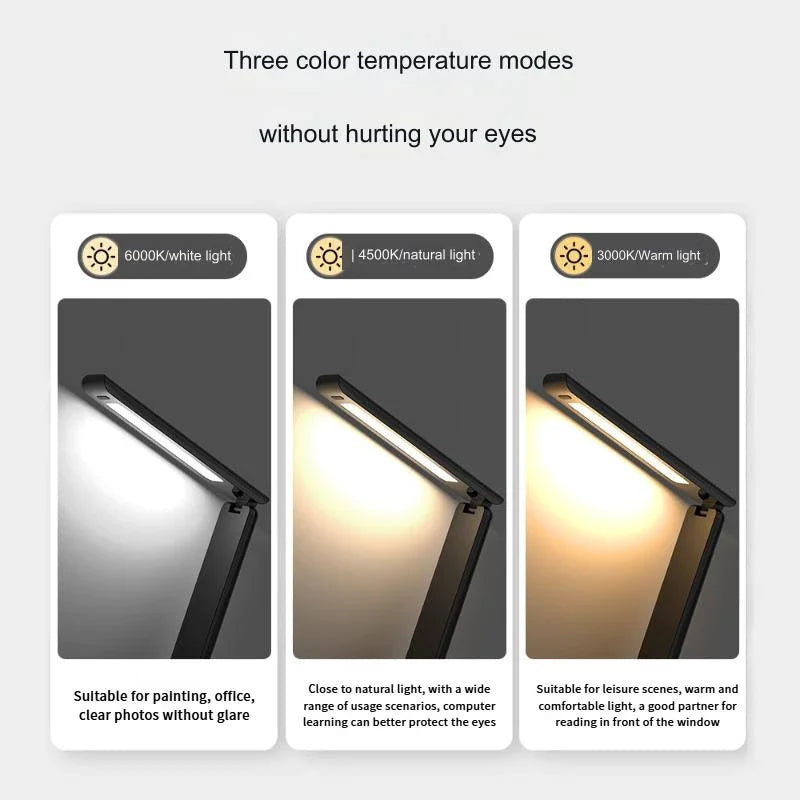 LED Desk Lamp with Wireless Charger USB